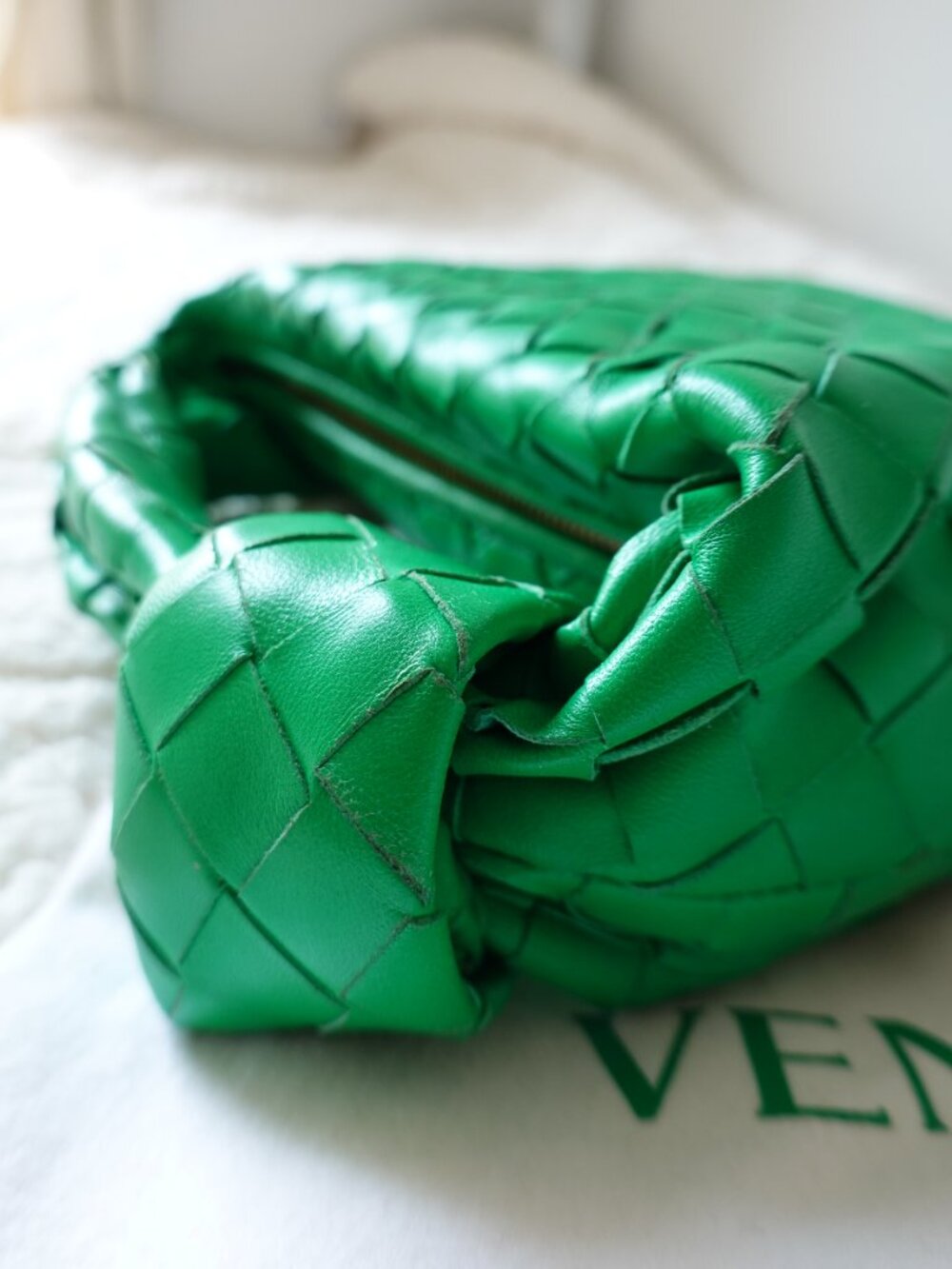 Bottega Veneta Mini Jodie Bag in Green Parakeet - Picture 10 of 16